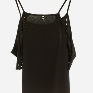 Black tank top